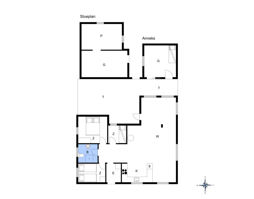 Innenausstattung 1-4 Ferienhaus 1106, Røllikevej 153, DK - 6990 Ulfborg