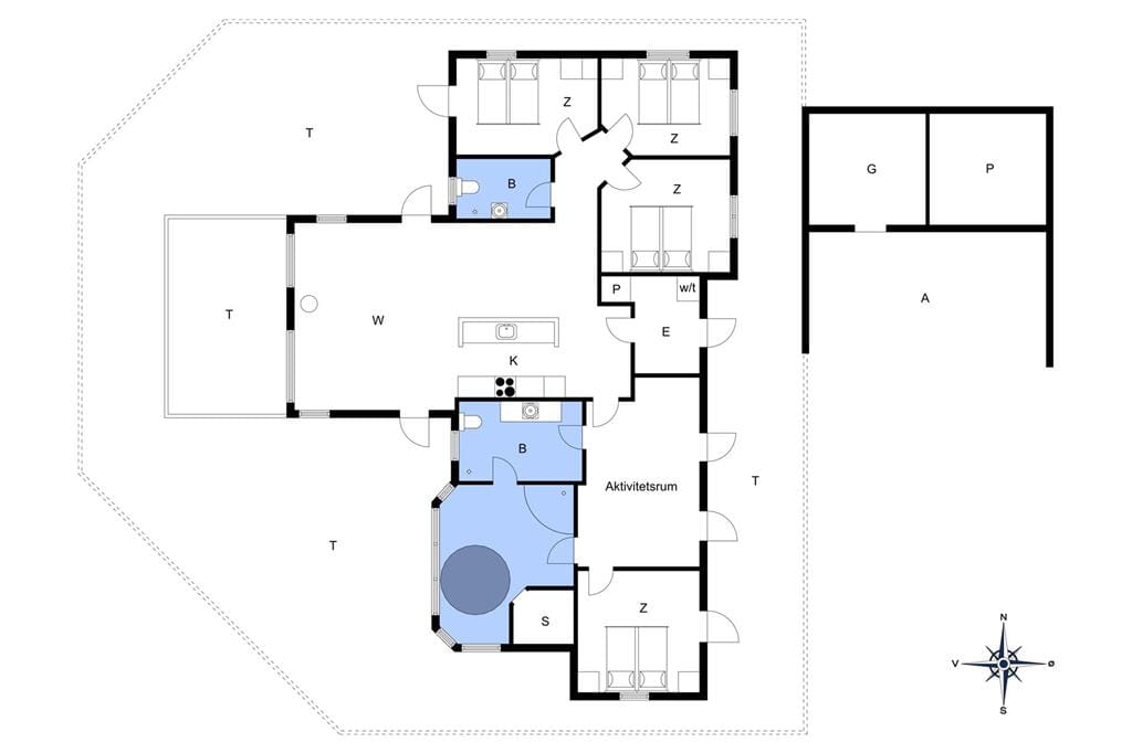 Indretning 1-14 Sommerhus 477, Bondagervej 77, DK - 9493 Saltum