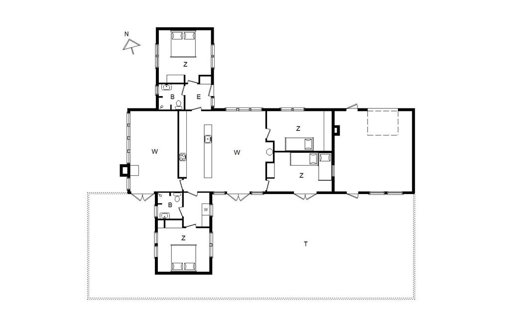 Interieur 1-14 Vakantiehuis 128, Klaus Bjergsvej 9, DK - 9493 Saltum