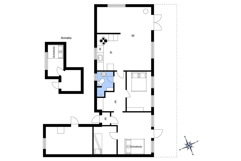Indretning 1-3 Sommerhus M64374, Sneppevej 7, DK - 5464 Brenderup Fyn