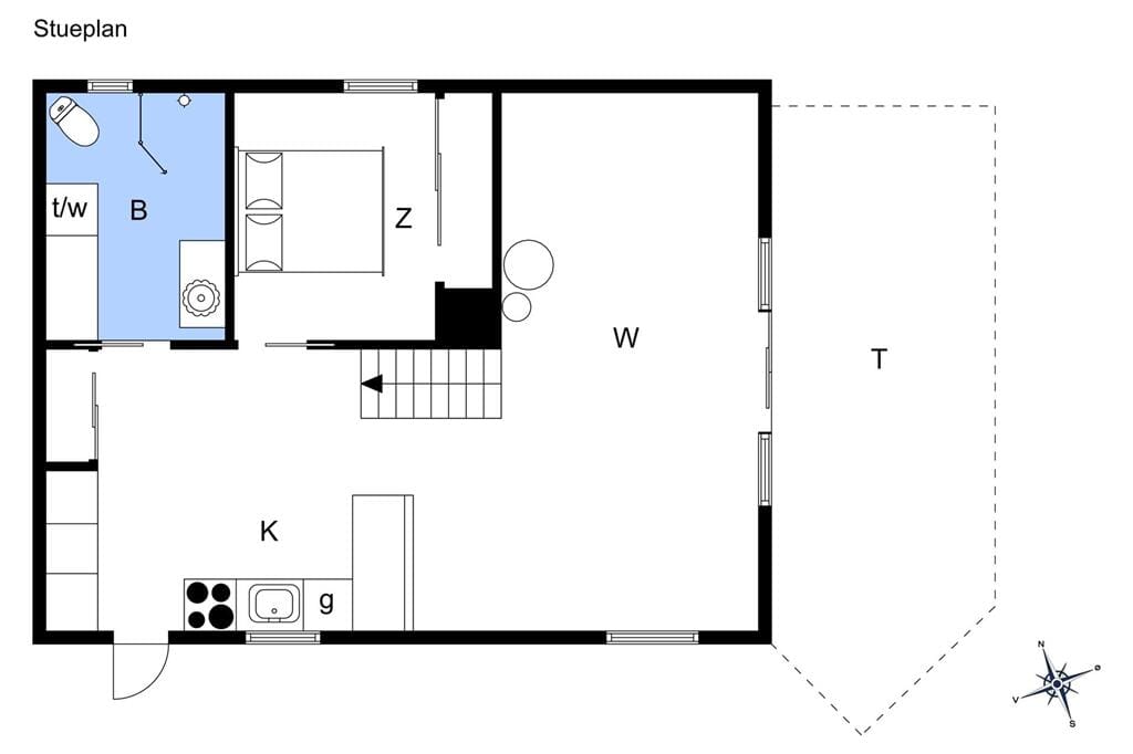Indretning 1-13 Sommerhus 142, Pighvarvej 4, DK - 7700 Thisted
