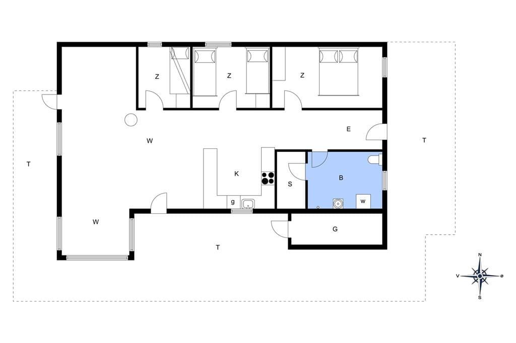 Innenausstattung 1-13 Ferienhaus 874, Nordsøvej 228, DK - 7700 Thisted