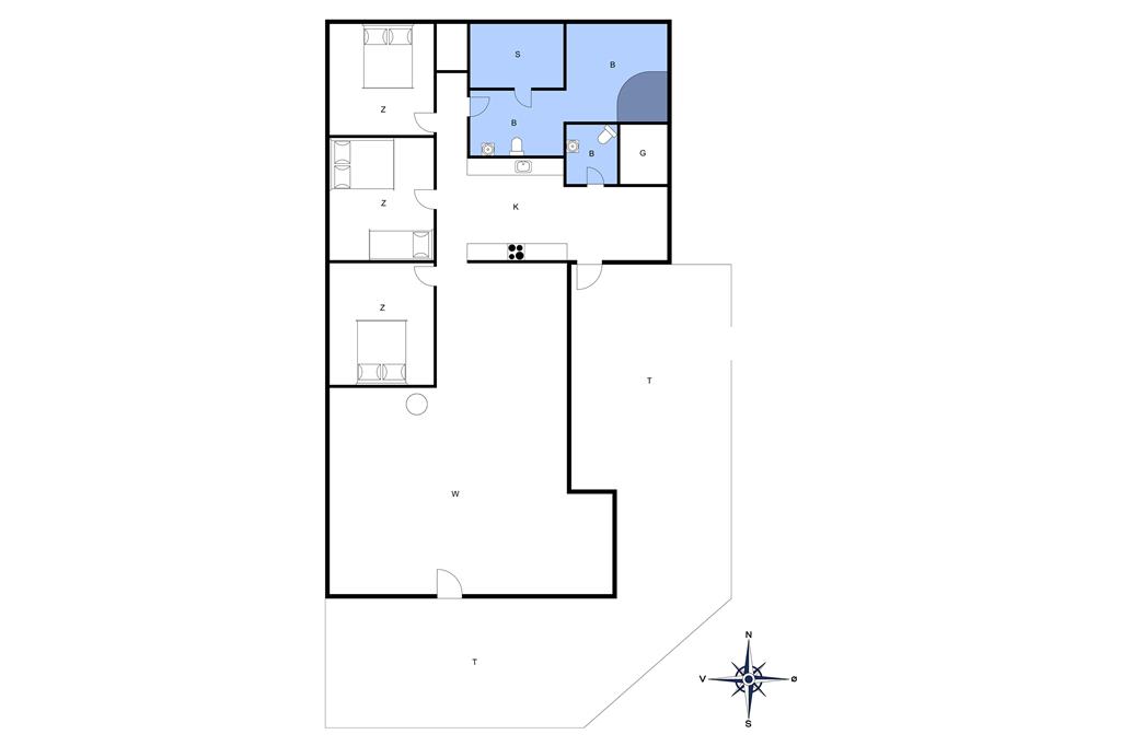 Indretning 1-20 Sommerhus 145, Neerlandiavej 98, DK - 7673 Harboøre