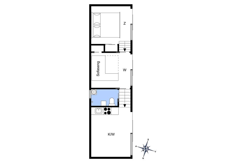 Indretning 1-1336 Sommerhus 2004-N, Hotelbakken 9, DK - 3220 Tisvildeleje