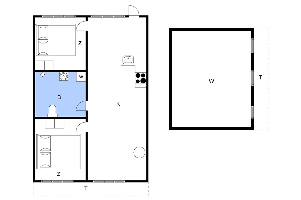 Innenausstattung 1-11 Ferienhaus 1914, Blåklokkevej 914, DK - 6792 Rømø