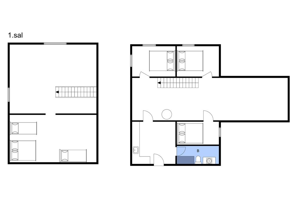 Indretning 1-15 Sommerhus R502, Karl Andersensvej 4, DK - 4660 Store Heddinge