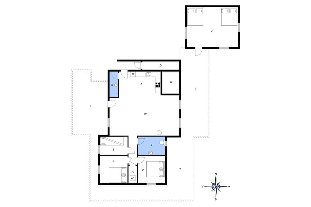 Innenausstattung 1-13 Ferienhaus 431, Blåbærvej 11, DK - 7700 Thisted