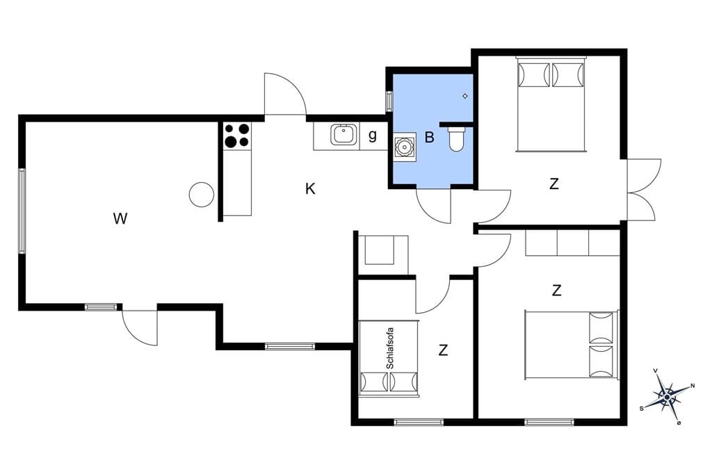 Innenausstattung 1-3 Ferienhaus F503857, Nørreløkke 23, DK - 6310 Broager
