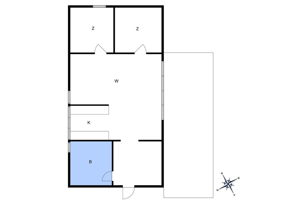 Indretning 1-10 Sommerhus 2674, Sirenevej 14, DK - 3730 Nexø