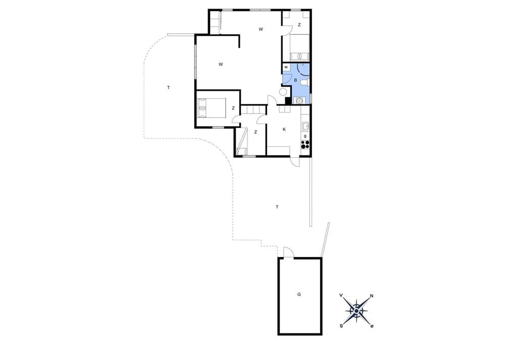 Innenausstattung 1-176 Ferienhaus BL487, Gyvelvej 4, DK - 9492 Blokhus