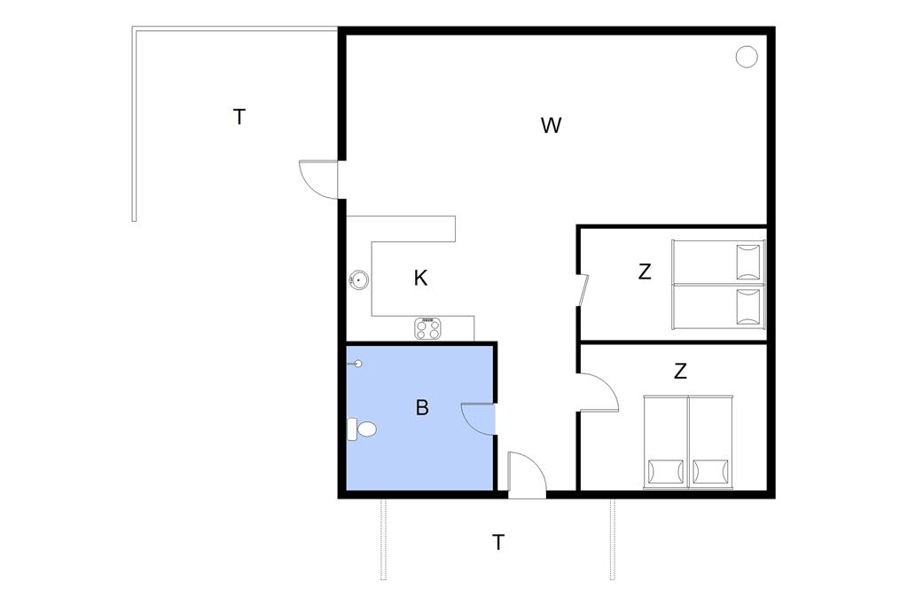 Indretning 1-22 Sommerhus C11113, Linningvej 26, DK - 6893 Hemmet