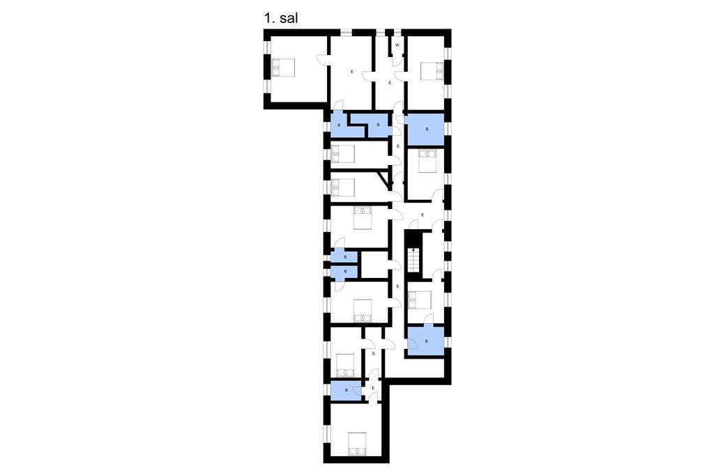 Indretning 1-3 Sommerhus S90210, Rødbyvej 24, DK - 4970 Rødby