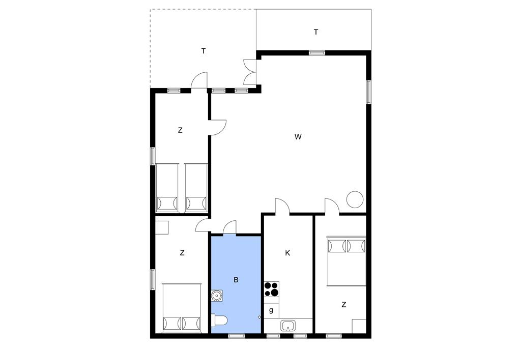 Innenausstattung 1-11 Ferienhaus 0358, Helmusager 20, DK - 6792 Rømø