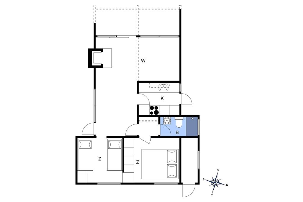 Indretning 1-1336 Sommerhus 977-N, Degnemarken 3, DK - 3220 Tisvildeleje