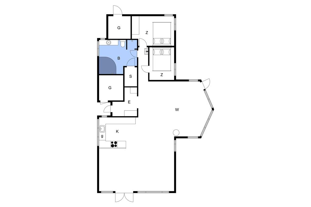 Innenausstattung 1-26 Ferienhaus SL207, Broholmvej 73, DK - 4220 Korsør