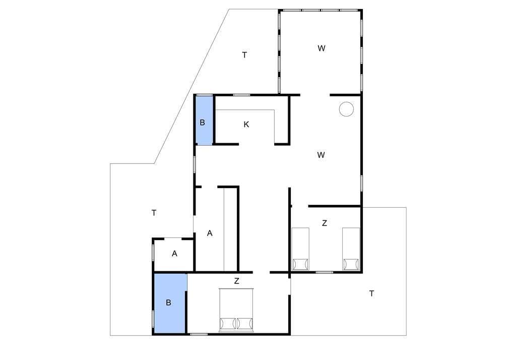 Indretning 1-4 Sommerhus 338, Lyngvig Havnevej 4, DK - 6960 Hvide Sande
