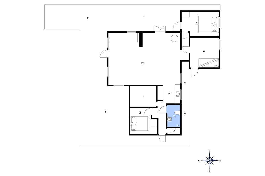 Indretning 1-14 Sommerhus 1157, Ingersvej 5, DK - 9492 Blokhus