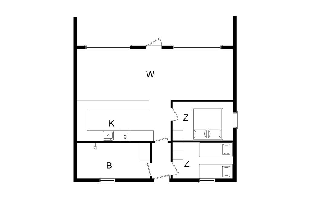 Indretning 1-20 Sommerhus 115, Strandvejen 164, DK - 7673 Harboøre