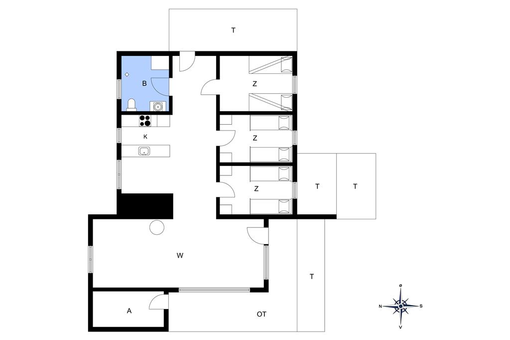 Innenausstattung 1-14 Ferienhaus 1308, Kordalsvej 124, DK - 9493 Saltum