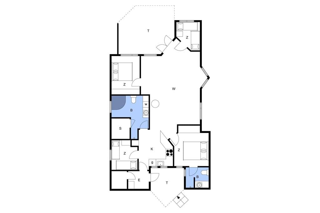 Indretning 1-15 Sommerhus 8157, Svalevej 3, DK - 4720 Præstø