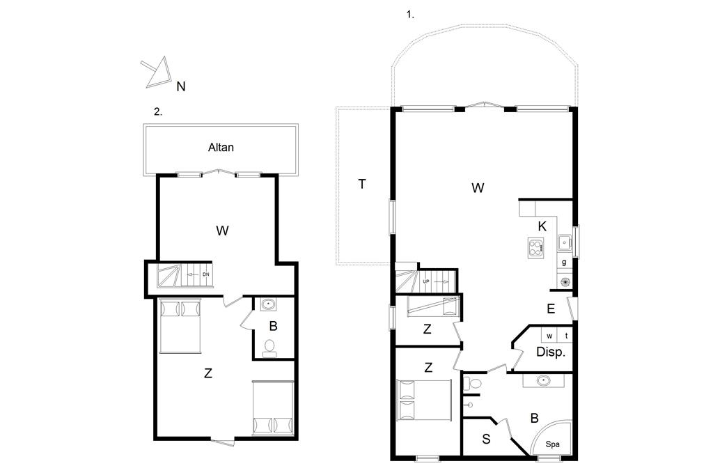 Indretning 1-14 Sommerhus 381, Maxvej 4, DK - 9492 Blokhus