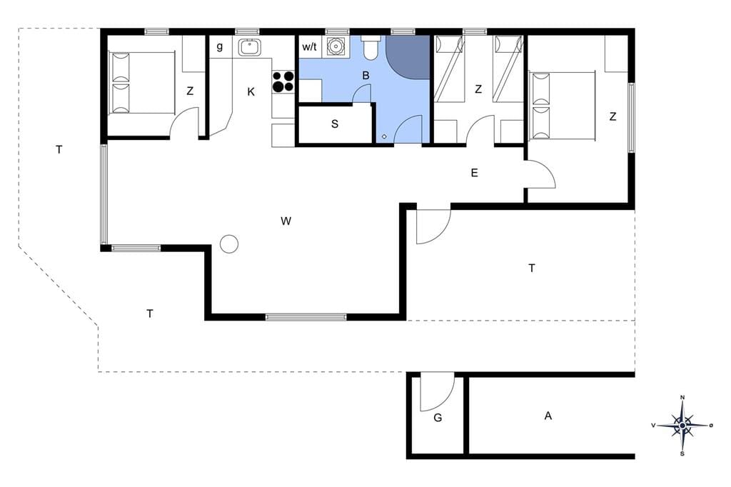 Innenausstattung 1-13 Ferienhaus 635, Store Knuds Vej 6, DK - 7700 Thisted