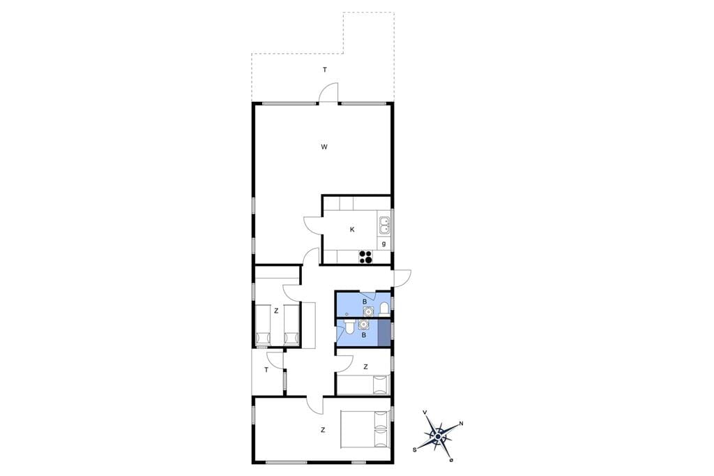 Innenausstattung 1-1336 Ferienhaus 1124-N, Multebærvænget 8, DK - 3390 Hundested