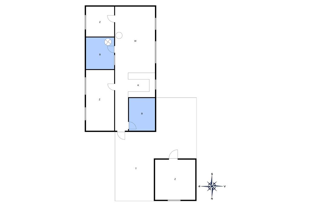 Indretning 1-10 Sommerhus 6631, Grønnedalsvej 25, DK - 3770 Allinge