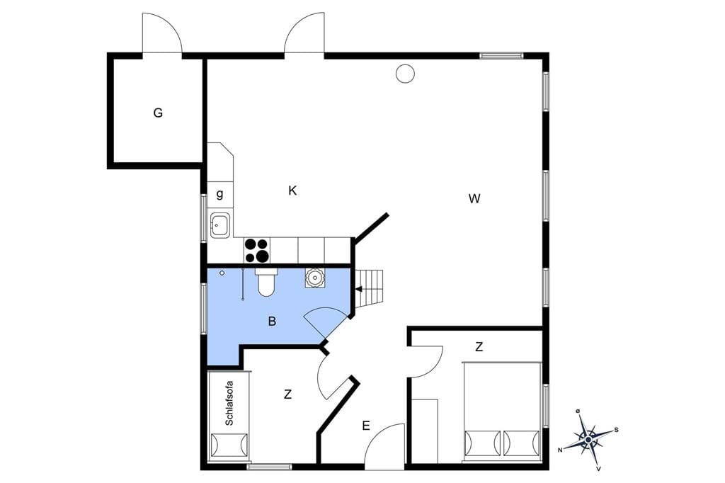 Indretning 1-3 Sommerhus L16210, Minnasvej 29, DK - 9670 Løgstør