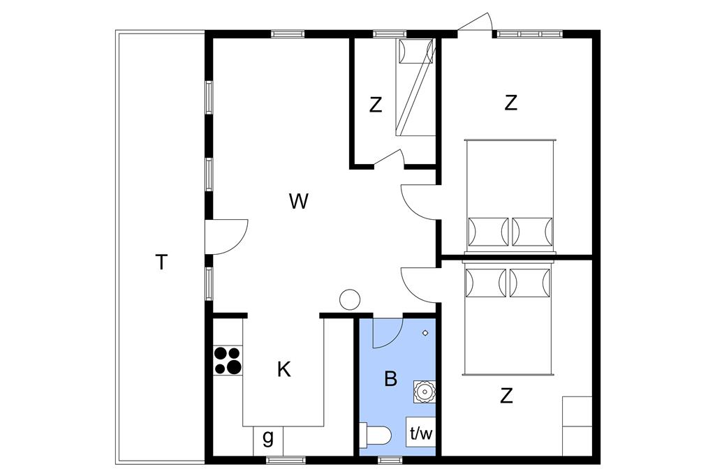 Interieur 1-19 Vakantiehuis 30498, Posmosevej 33, DK - 8300 Odder