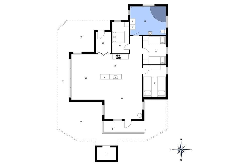 Indretning 1-13 Sommerhus 578, Bredkærvej 29, DK - 7700 Thisted