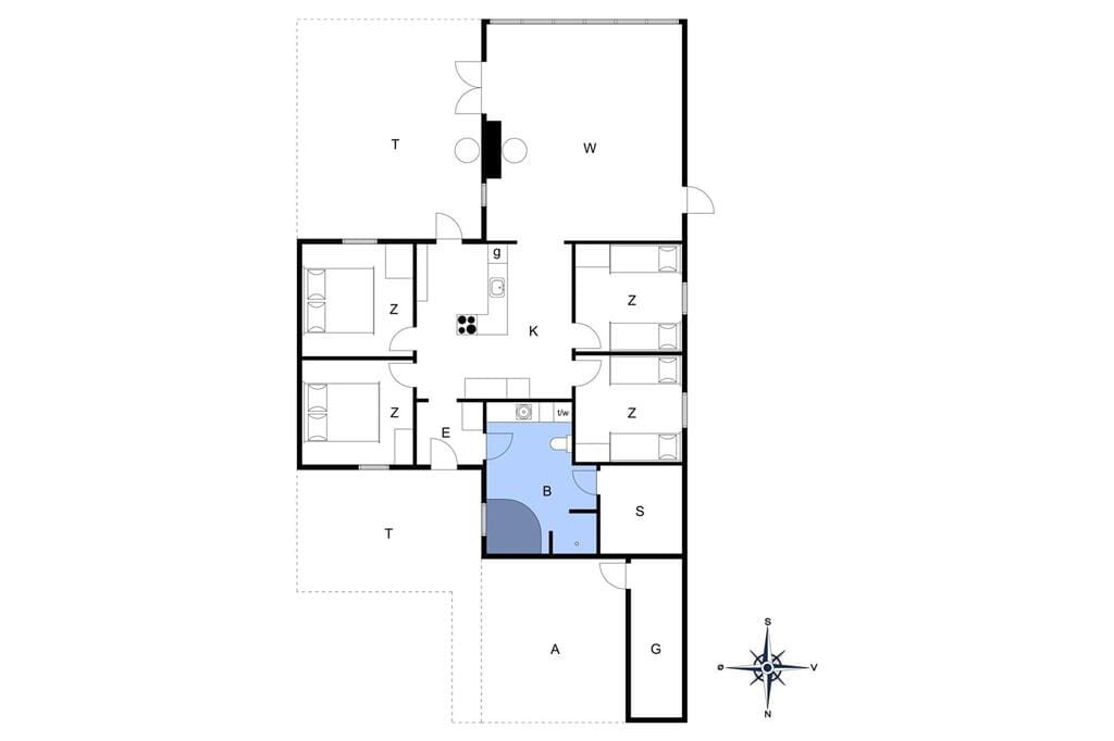 Innenausstattung 1-3 Ferienhaus M643012, Molevej 12, DK - 5466 Asperup