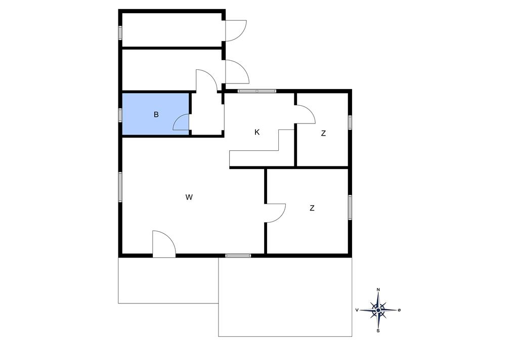 Indretning 1-10 Sommerhus 1513, Boesvej 8, DK - 3720 Aakirkeby
