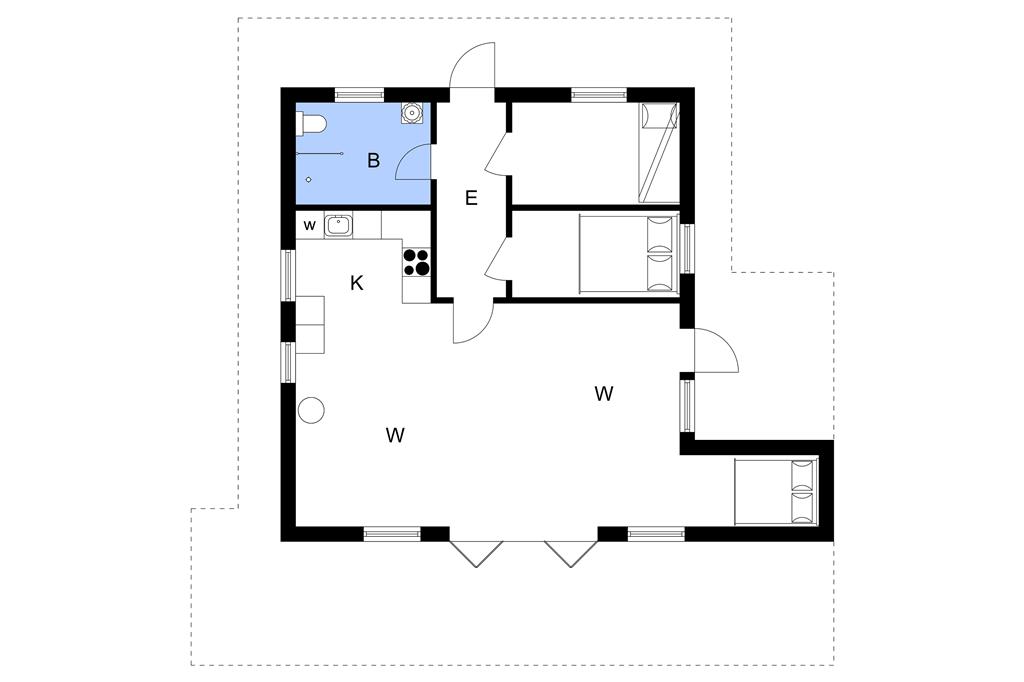 Innenausstattung 1-3 Ferienhaus L11111, Granvej 11, DK - 7600 Struer
