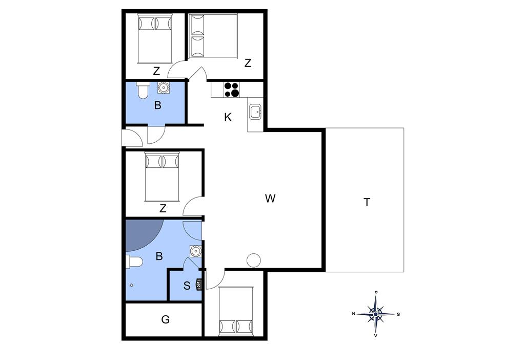 Innenausstattung 1-20 Ferienhaus 132, Neerlandiavej 23, DK - 7673 Harboøre