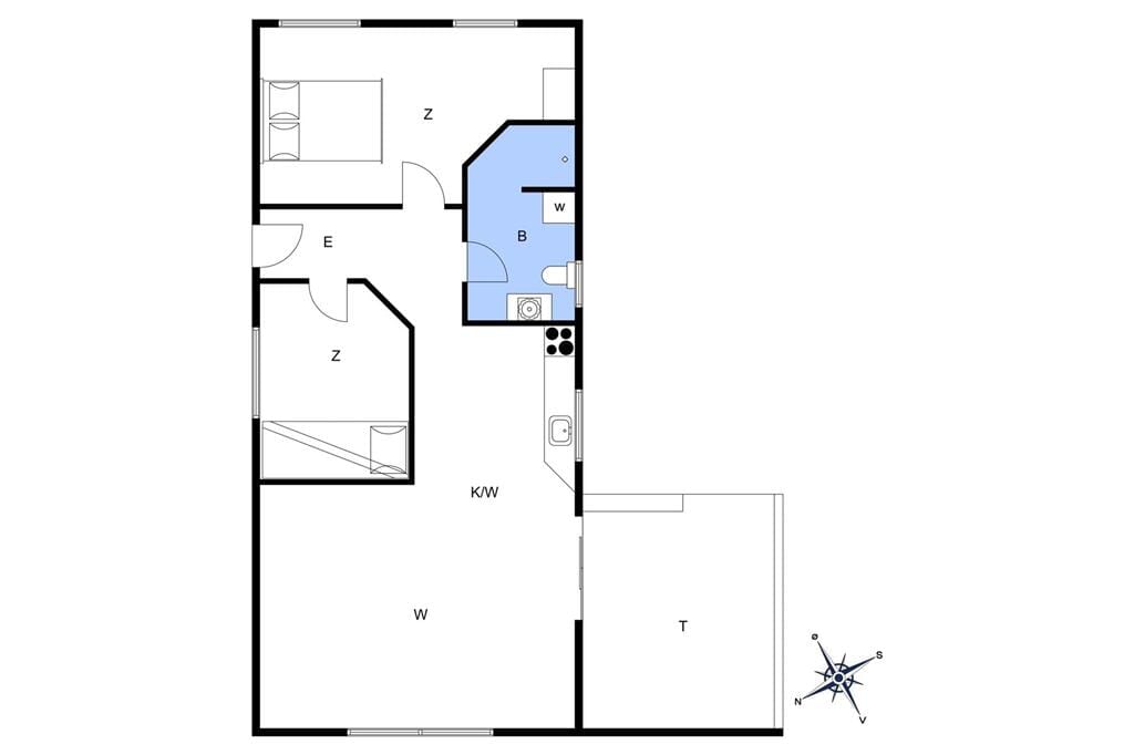 Interieur 1-401 Vakantiehuis HA244, Nygaardsstrand 9, DK - 9370 Hals