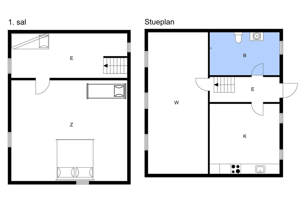 Indretning 1-3 Sommerhus M673812, Slotsgade 62, DK - 5953 Tranekær