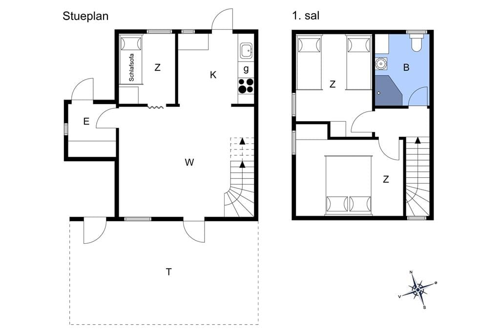 Innenausstattung 1-11 Ferienhaus 0350, Vestergade 159, DK - 6792 Rømø