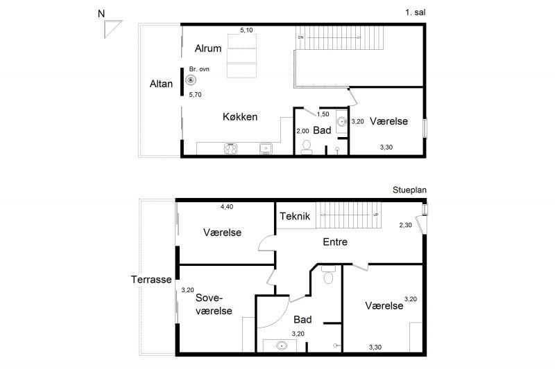 Indretning 1-22 Sommerhus C11173, Kirkehøjvej 42, DK - 6893 Hemmet