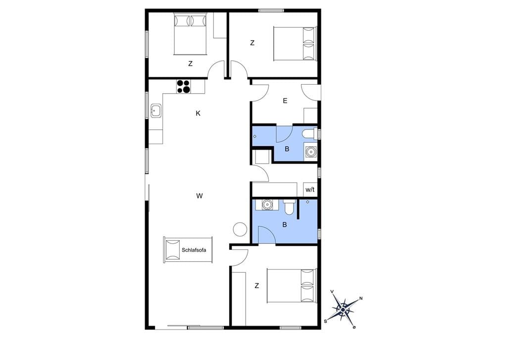 Interieur 1-15 Vakantiehuis 4214, Engvej 14, DK - 4780 Stege