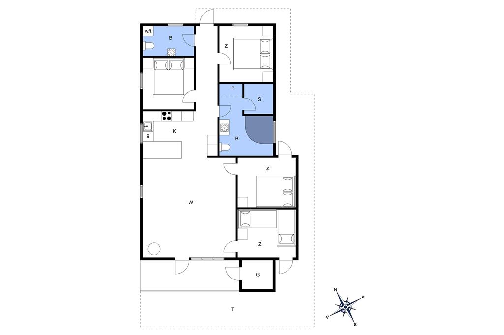 Innenausstattung 1-173 Ferienhaus BV118, Engesøvej 9, DK - 6853 Vejers Strand