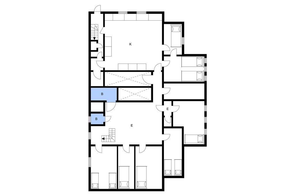 Indretning 1-3 Sommerhus S90128, Gerdrupvej 135, DK - 4230 Skælskør
