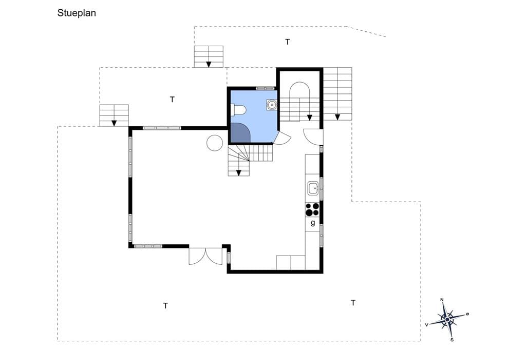 Indretning 1-176 Sommerhus BL1778, Revlingevej 58, DK - 9493 Saltum