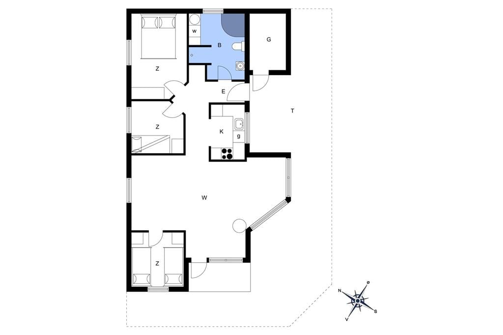 Innenausstattung 1-14 Ferienhaus 1097, Bloksbjerg 15, DK - 9492 Blokhus