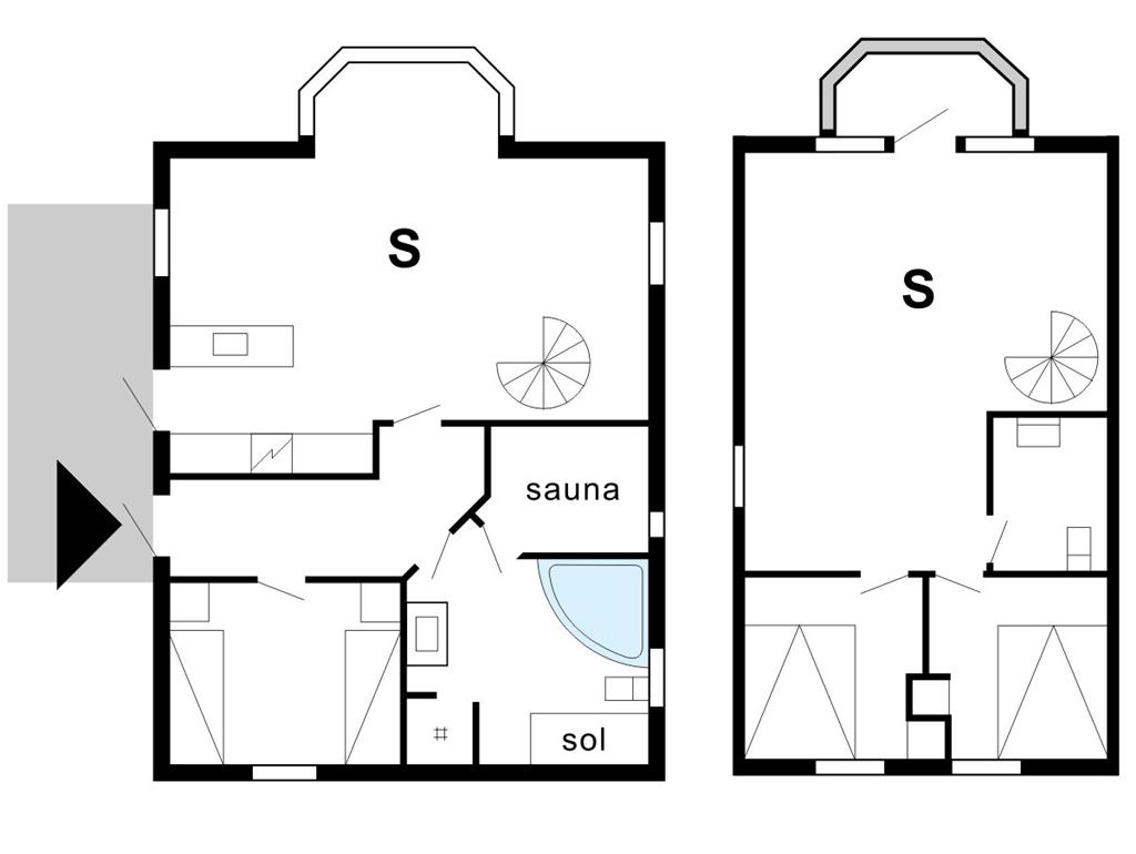Inredning 1-175 Stuga 40758, Hagevej 201, DK - 6990 Ulfborg