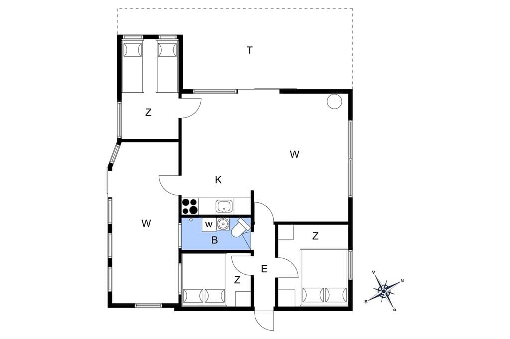 Indretning 1-22 Sommerhus C11202, Gamma 6, DK - 6893 Hemmet