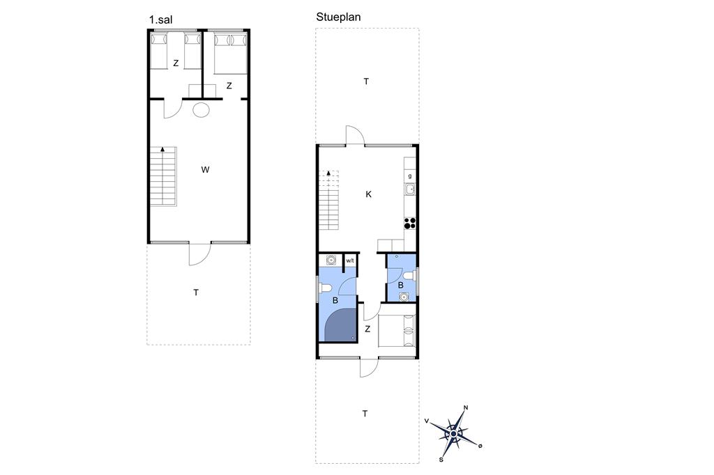 Innenausstattung 1-22 Ferienhaus C11506, "PRETTY WOMAN", Molen 13, DK - 6893 Hemmet