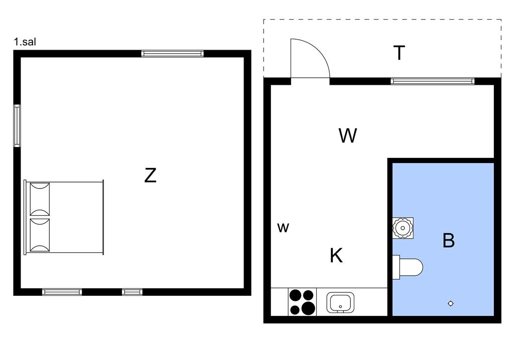 Interieur 1-11 Vakantiehuis 0243, Lyngvejen 95, DK - 6792 Rømø
