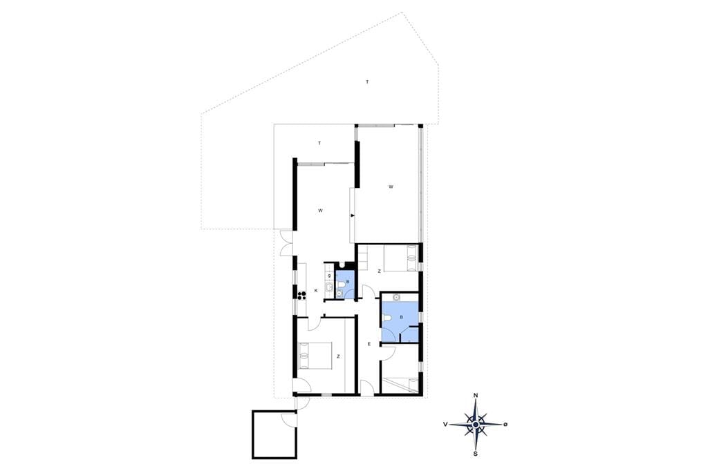 Indretning 1-17 Sommerhus 13317, Møllestrædet 4, DK - 4550 Asnæs
