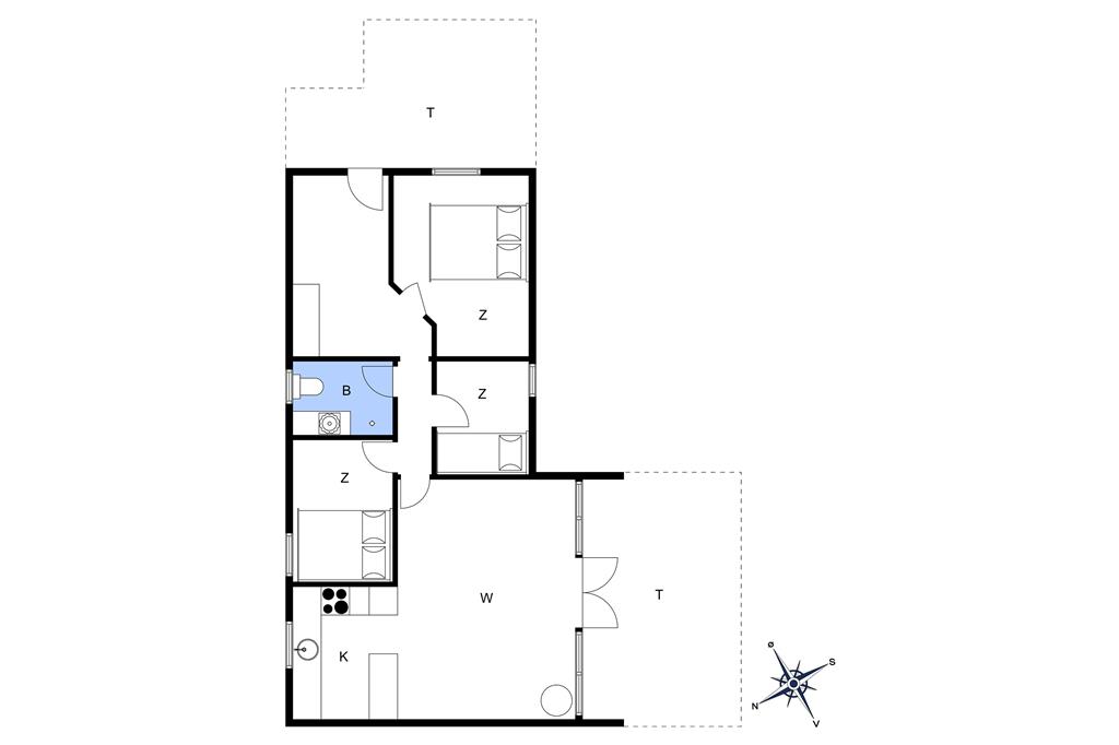 Indretning 1-22 Sommerhus C11189, Horsfold 17, DK - 6893 Hemmet
